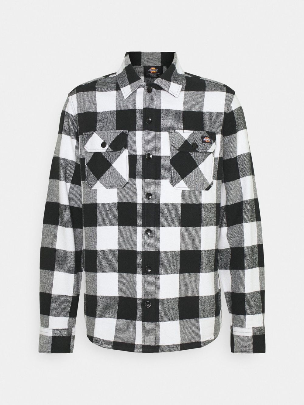 Dickies Black & White Buffalo Check Flannel Shirt Jacket